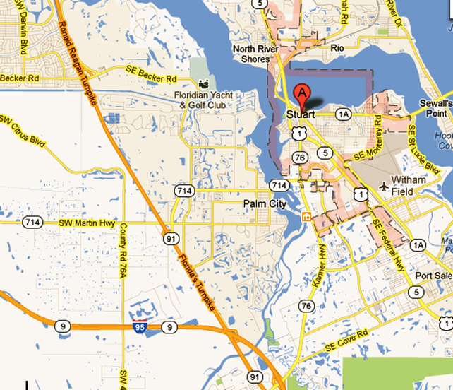 map of stuart florida Map Of Stuart Riverland In Stuart Florida 55 Residential Community map of stuart florida